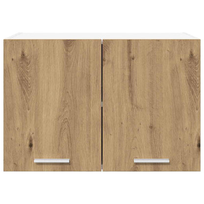vidaXL Hanging Cabinet Artisan Oak and White 60 x 31 x 40 cm