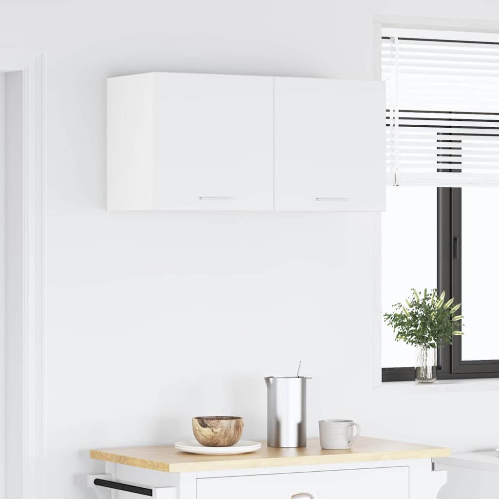 vidaXL Hanging Cabinet White 80 x 31 x 40 cm Engineered Wood