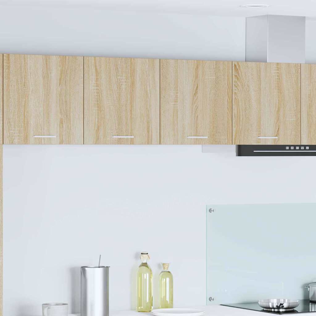 vidaXL Hanging Cabinet Sonoma Oak 80 x 31 x 40 cm Engineered Wood