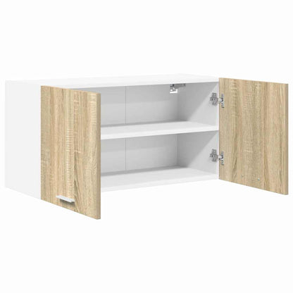vidaXL Hanging Cabinet Sonoma Oak 80 x 31 x 40 cm Engineered Wood