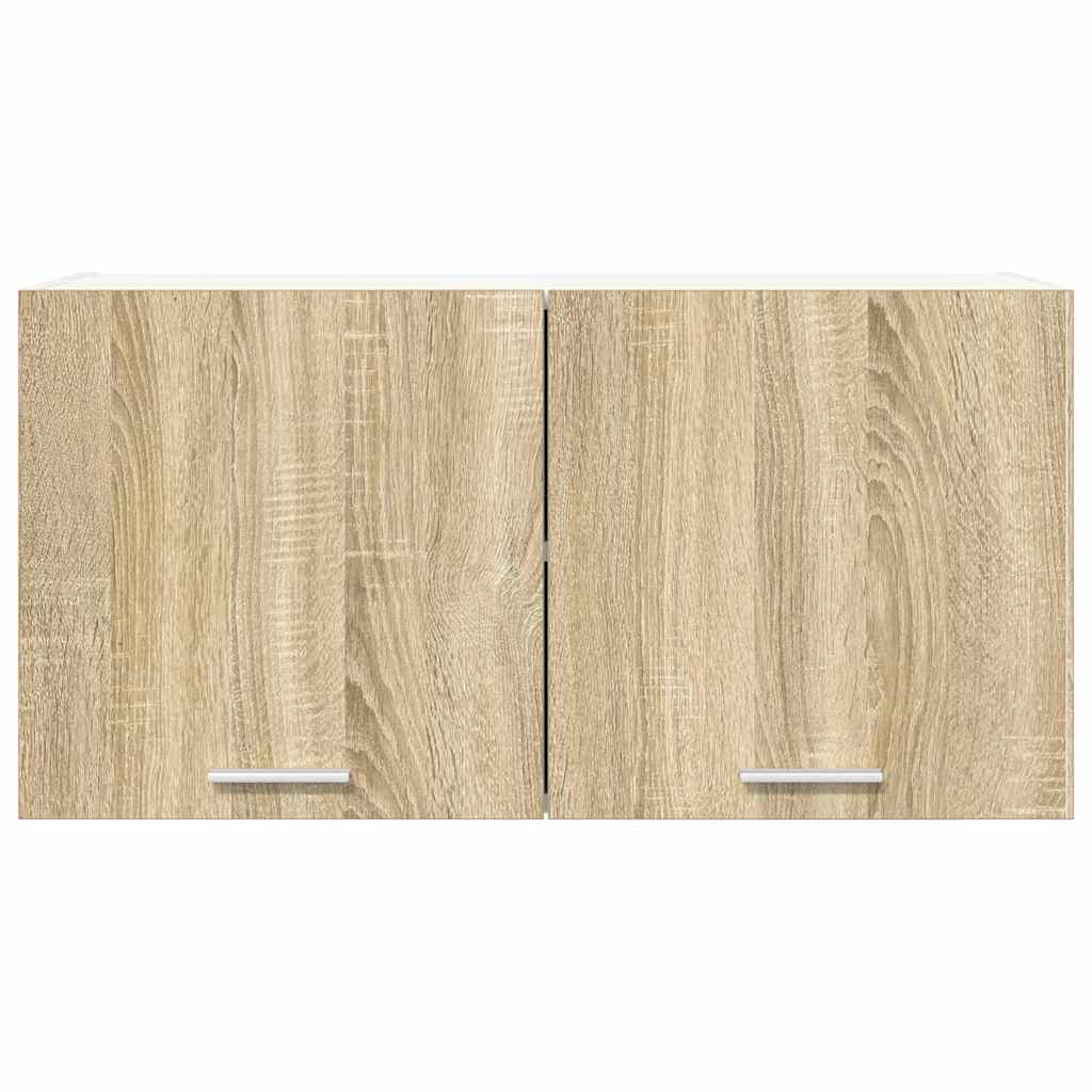 vidaXL Hanging Cabinet Sonoma Oak 80 x 31 x 40 cm Engineered Wood