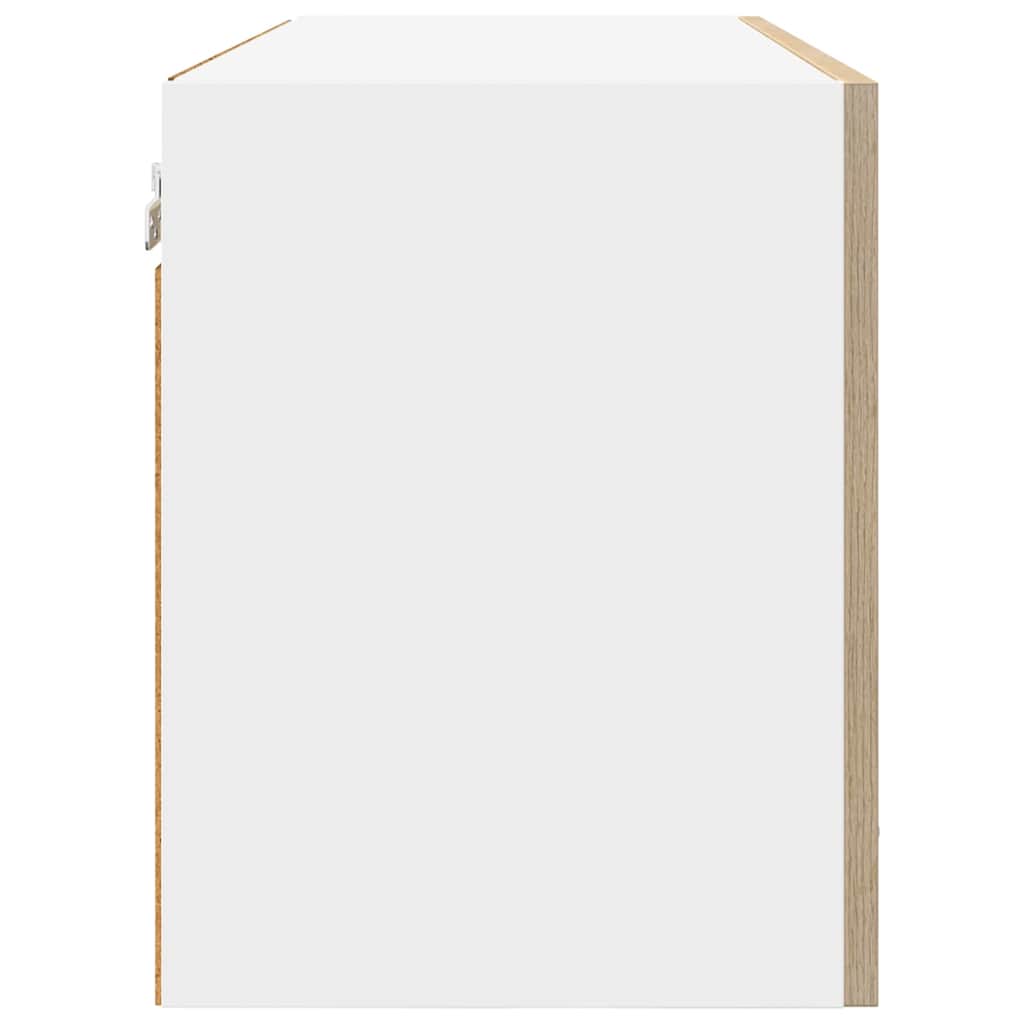 vidaXL Hanging Cabinet Sonoma Oak 80 x 31 x 40 cm Engineered Wood
