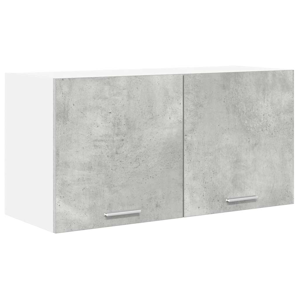 vidaXL Hanging Cabinet Concrete Grey 80 x 31 x 40 cm Engineered Wood
