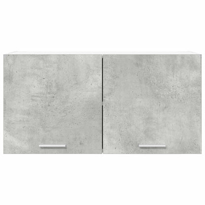 vidaXL Hanging Cabinet Concrete Grey 80 x 31 x 40 cm Engineered Wood
