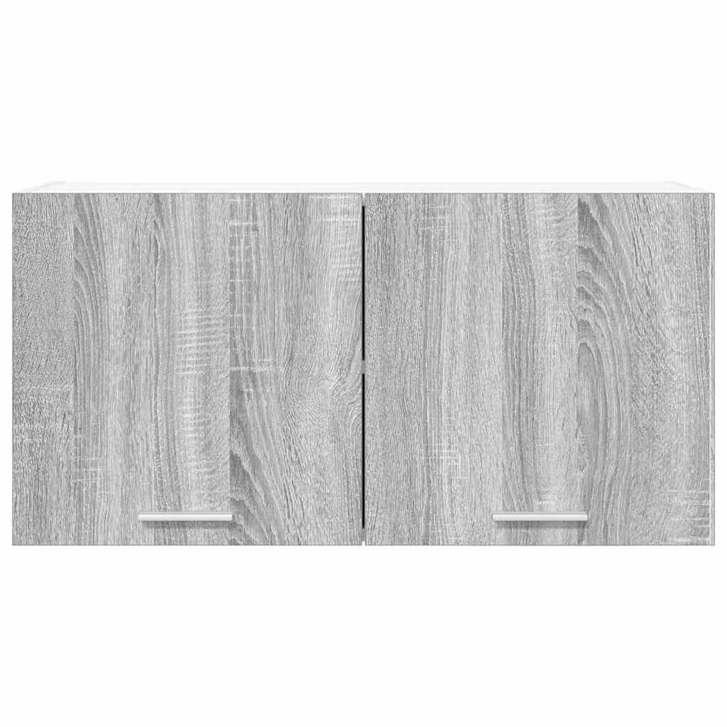 vidaXL Hanging Cabinet Grey Sonoma 80 x 31 x 40 cm Engineered Wood
