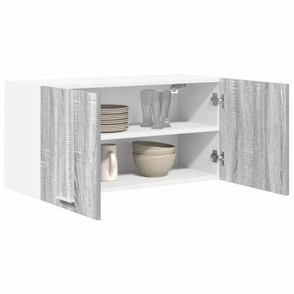 vidaXL Hanging Cabinet Grey Sonoma 80 x 31 x 40 cm Engineered Wood