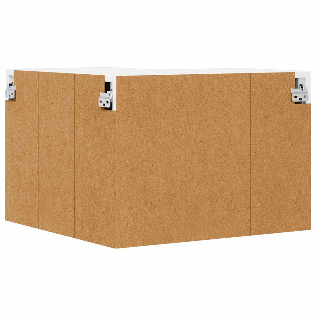 vidaXL Hanging Cabinet White 57 x 57 x 40 cm Engineered Wood