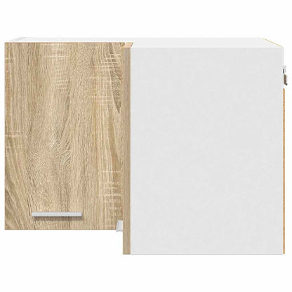 vidaXL Hanging Cabinet Sonoma Oak and White 57 x 57 x 40 cm