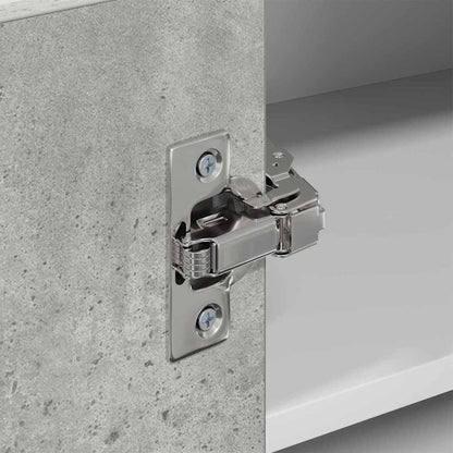 vidaXL Hanging Cabinet Concrete Grey and White 57 x 57 x 40 cm