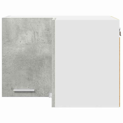 vidaXL Hanging Cabinet Concrete Grey and White 57 x 57 x 40 cm