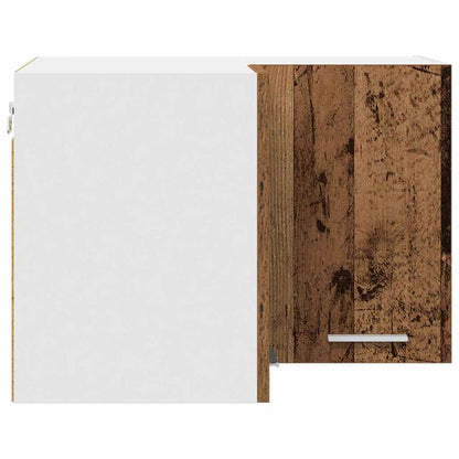vidaXL Hanging Cabinet with Storage Old Wood and White 57 x 57 x 40 cm