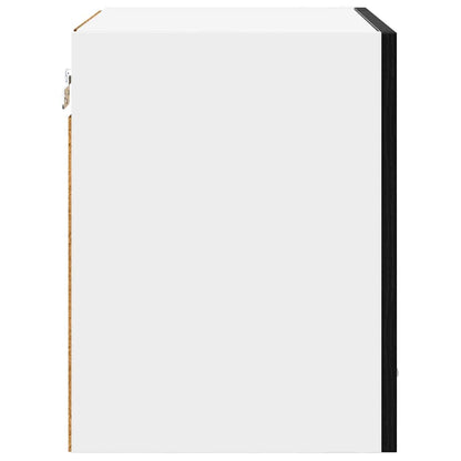 vidaXL Hanging Cabinet 2 pcs Black Oak 40 x 31 x 40 cm Engineered Wood