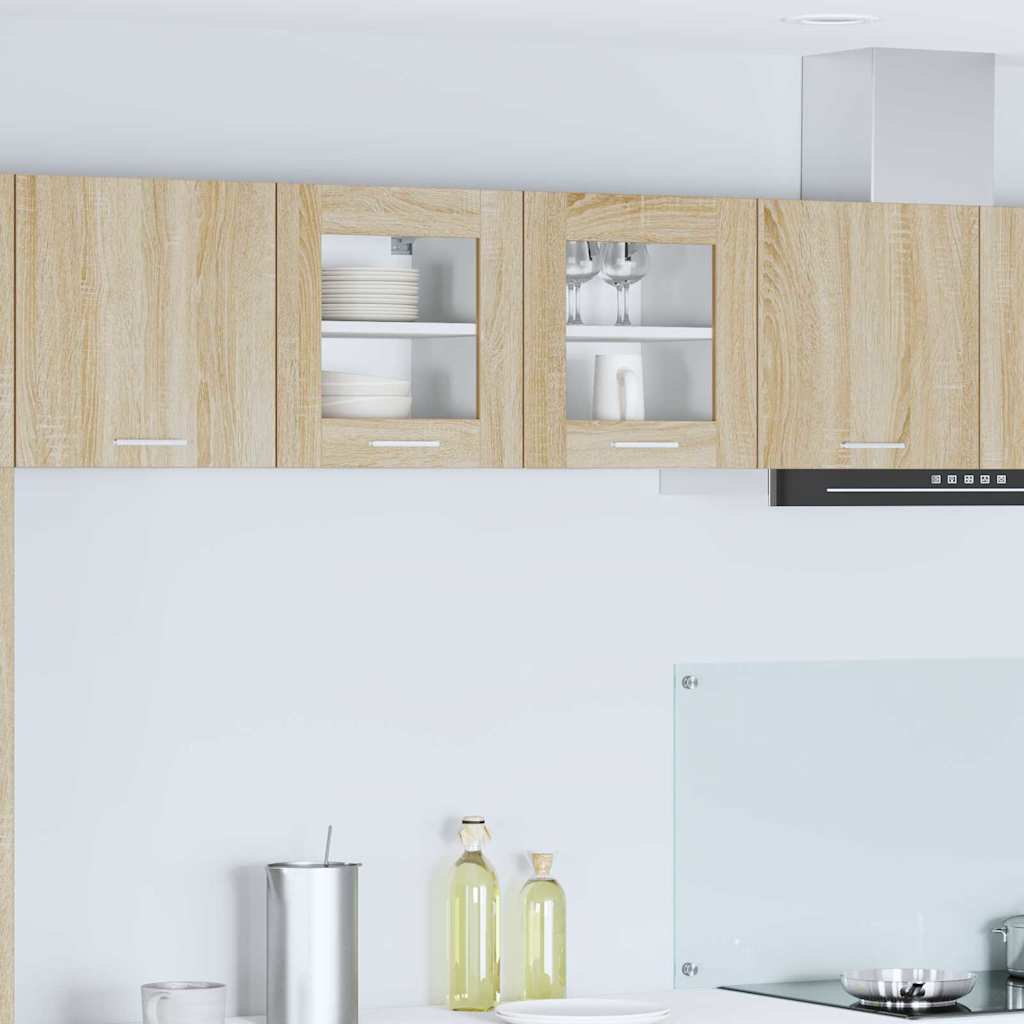 vidaXL Hanging Cabinet Sonoma Oak 40 x 31 x 40 cm Engineered Wood