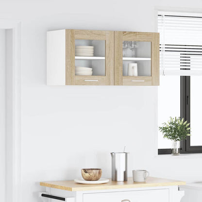 vidaXL Hanging Cabinet Sonoma Oak 40 x 31 x 40 cm Engineered Wood