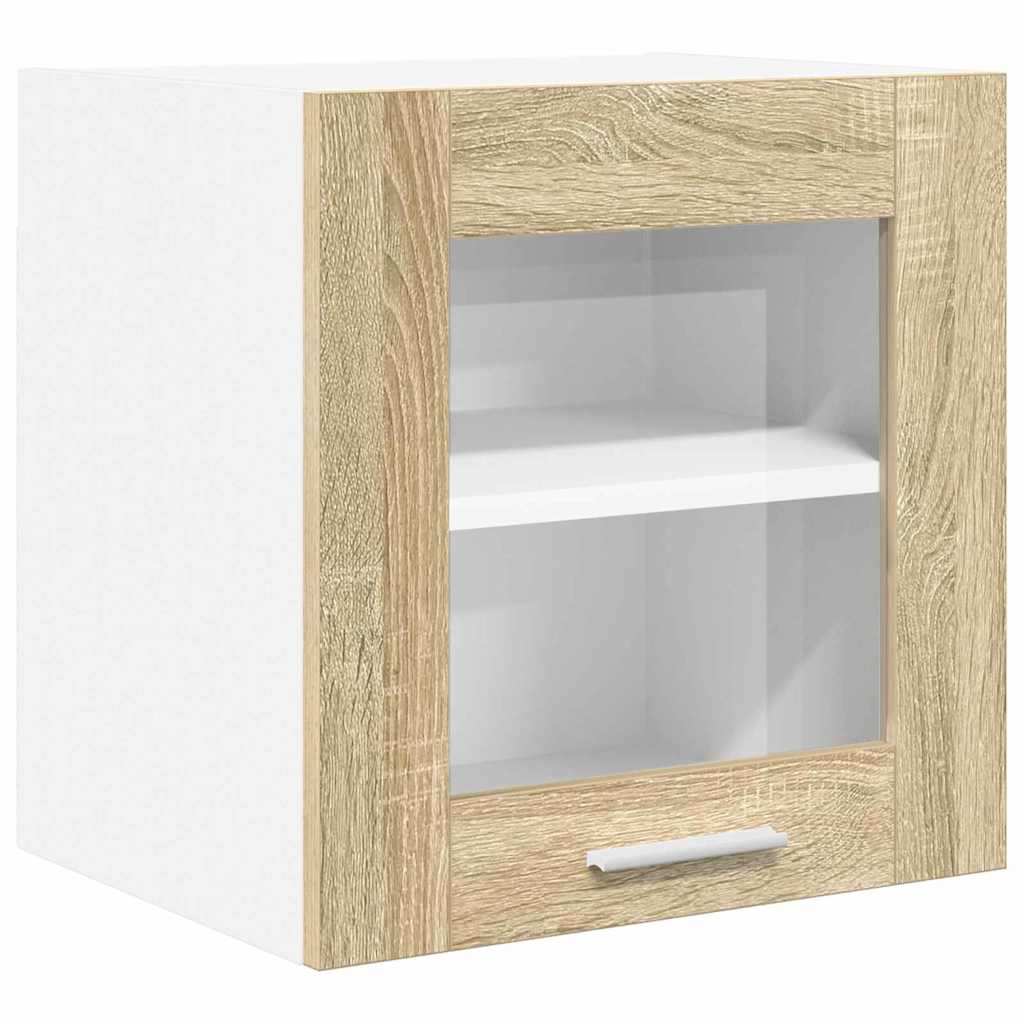 vidaXL Hanging Cabinet Sonoma Oak 40 x 31 x 40 cm Engineered Wood