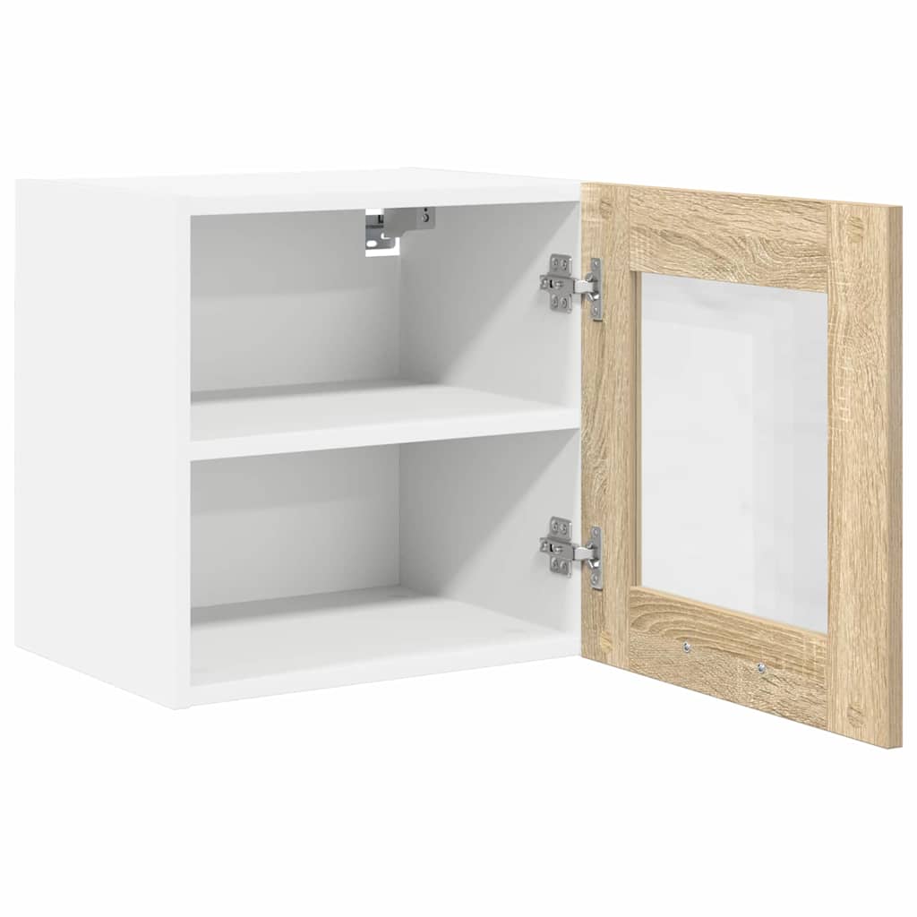 vidaXL Hanging Cabinet Sonoma Oak 40 x 31 x 40 cm Engineered Wood