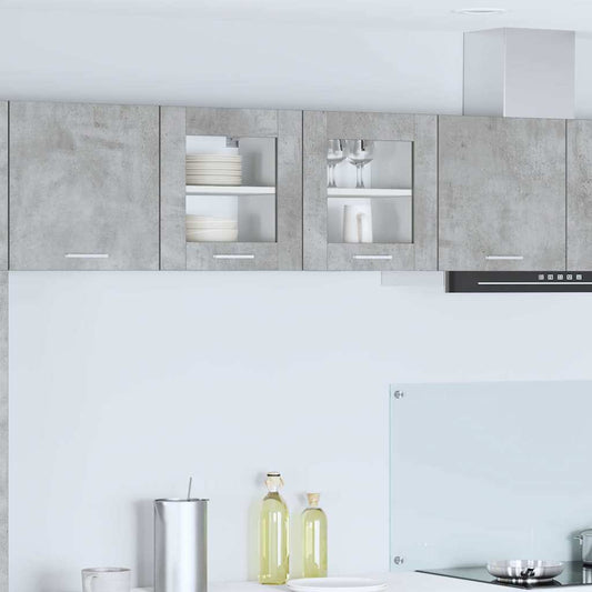 vidaXL Hanging Cabinet Concrete Grey 40 x 31 x 40 cm Engineered Wood