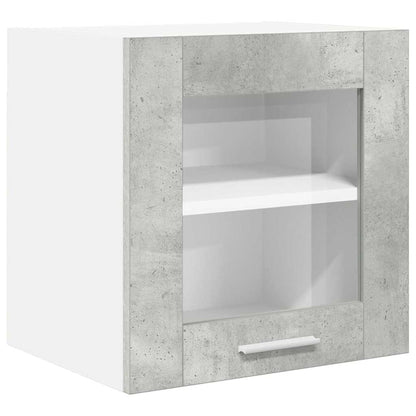 vidaXL Hanging Cabinet Riga 2 pcs Concrete Grey 40 x 31 x 40 cm