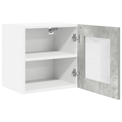 vidaXL Hanging Cabinet Riga 2 pcs Concrete Grey 40 x 31 x 40 cm