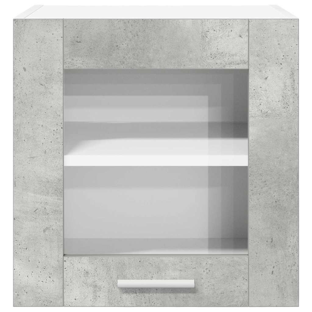 vidaXL Hanging Cabinet Riga 2 pcs Concrete Grey 40 x 31 x 40 cm