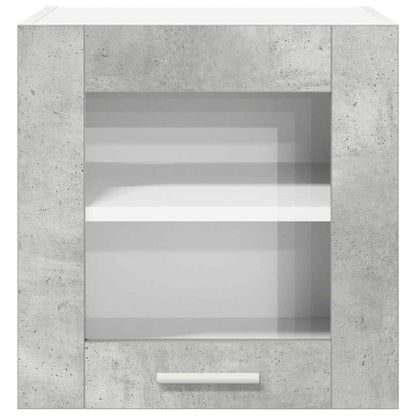 vidaXL Hanging Cabinet Riga 2 pcs Concrete Grey 40 x 31 x 40 cm