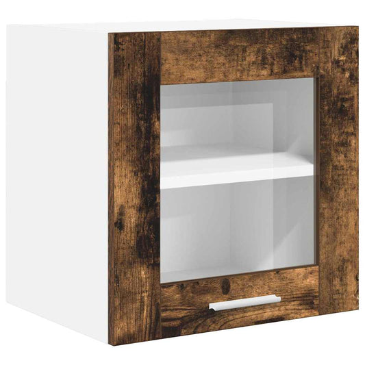 vidaXL Hanging Cabinet Smoked Oak 40 x 31 x 40 cm Engineered Wood