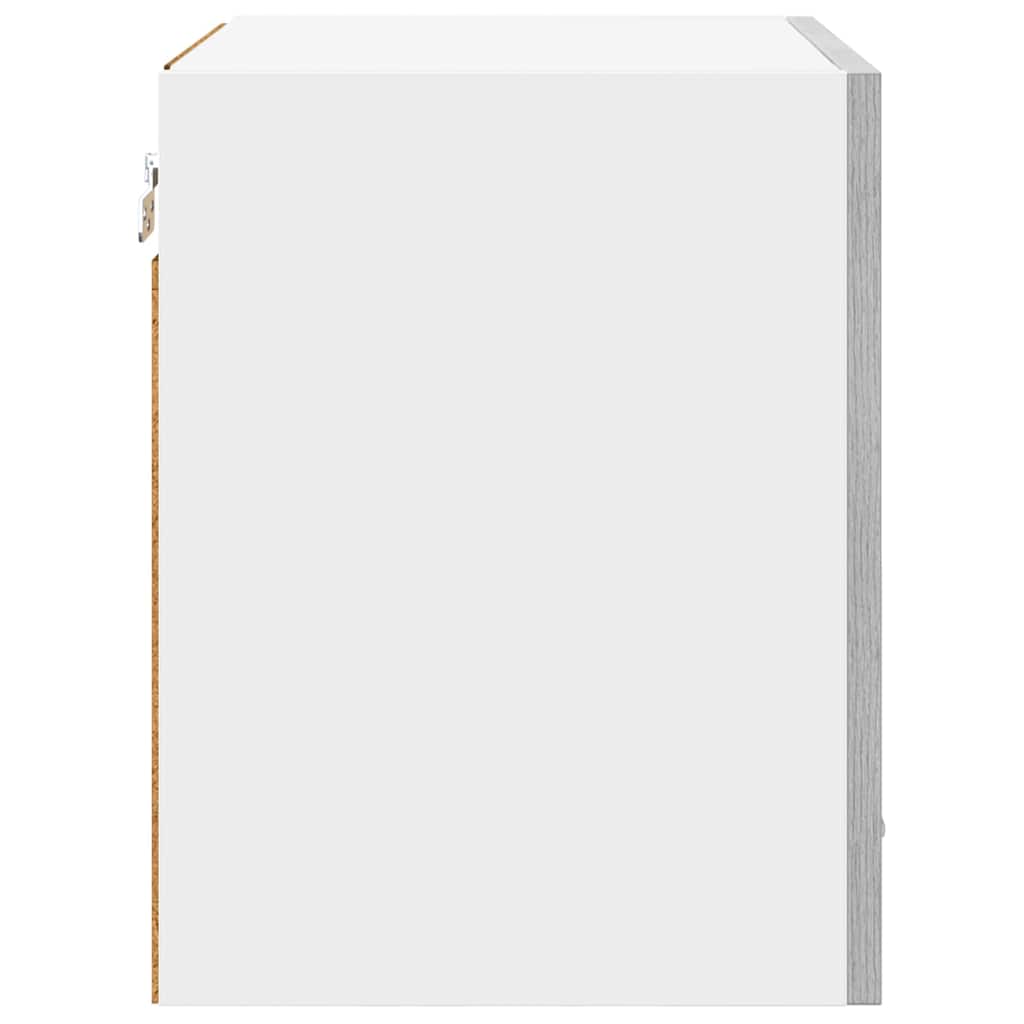 vidaXL Hanging Cabinet with Storage 2 pcs Grey Sonoma 40 x 31 x 40 cm
