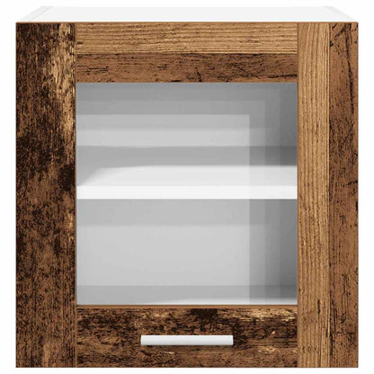 vidaXL Hanging Cabinet 2 pcs Old Wood 40 x 31 x 40 cm Engineered Wood