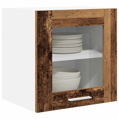 vidaXL Hanging Cabinet 2 pcs Old Wood 40 x 31 x 40 cm Engineered Wood