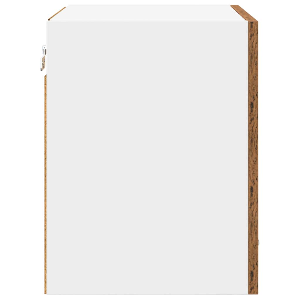 vidaXL Hanging Cabinet 2 pcs Old Wood 40 x 31 x 40 cm Engineered Wood