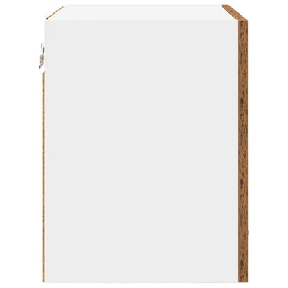 vidaXL Hanging Cabinet 2 pcs Old Wood 40 x 31 x 40 cm Engineered Wood
