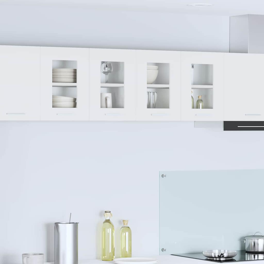 vidaXL Hanging Cabinet 2 pcs White 60 x 31 x 40 cm Engineered Wood
