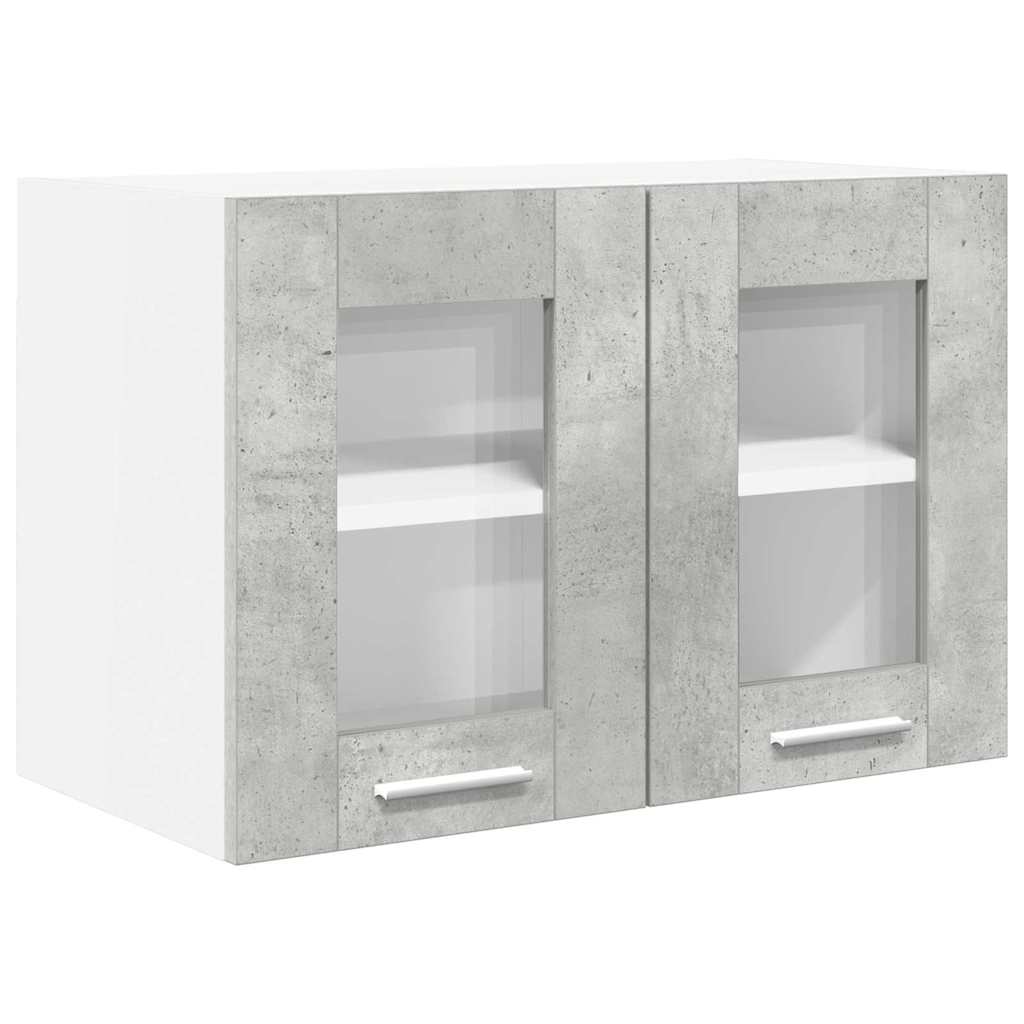 vidaXL Hanging Cabinet Concrete Grey 60 x 31 x 40 cm Engineered Wood