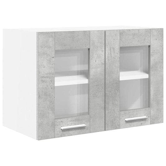 vidaXL Hanging Cabinet Concrete Grey 60 x 31 x 40 cm Engineered Wood