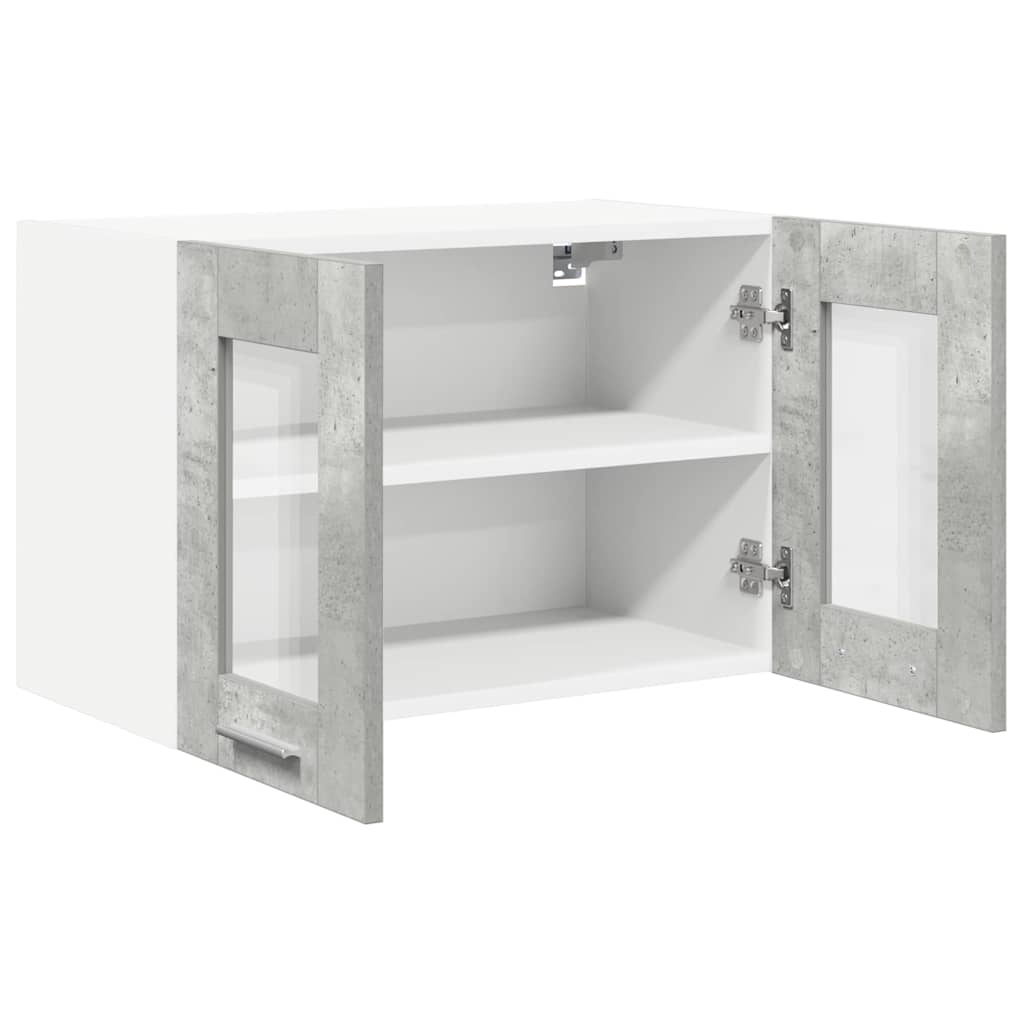 vidaXL Hanging Cabinet Concrete Grey 60 x 31 x 40 cm Engineered Wood