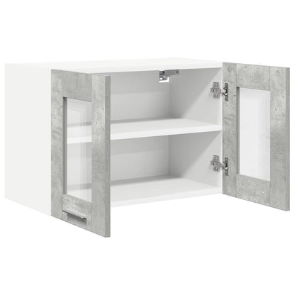 vidaXL Hanging Cabinet Concrete Grey 60 x 31 x 40 cm Engineered Wood