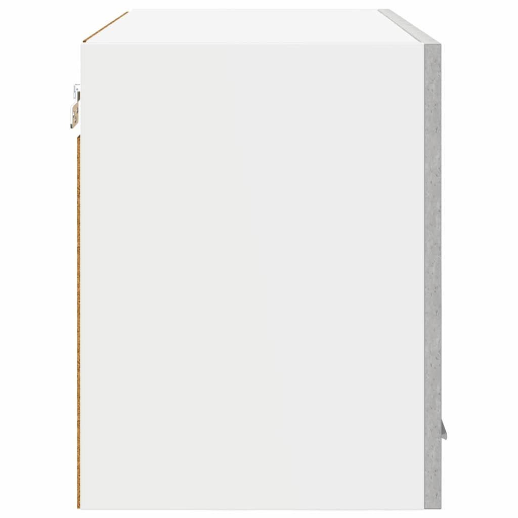 vidaXL Hanging Cabinet with Door 2 pcs Concrete Grey 60 x 31 x 40 cm