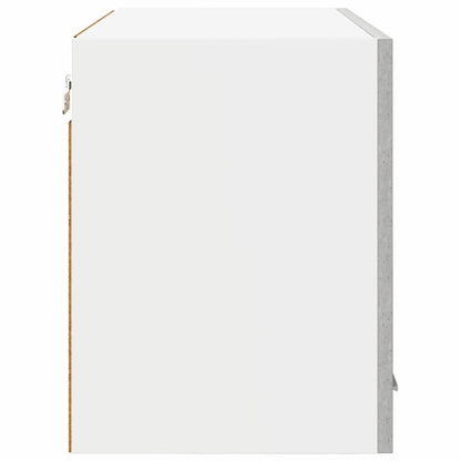 vidaXL Hanging Cabinet with Door 2 pcs Concrete Grey 60 x 31 x 40 cm