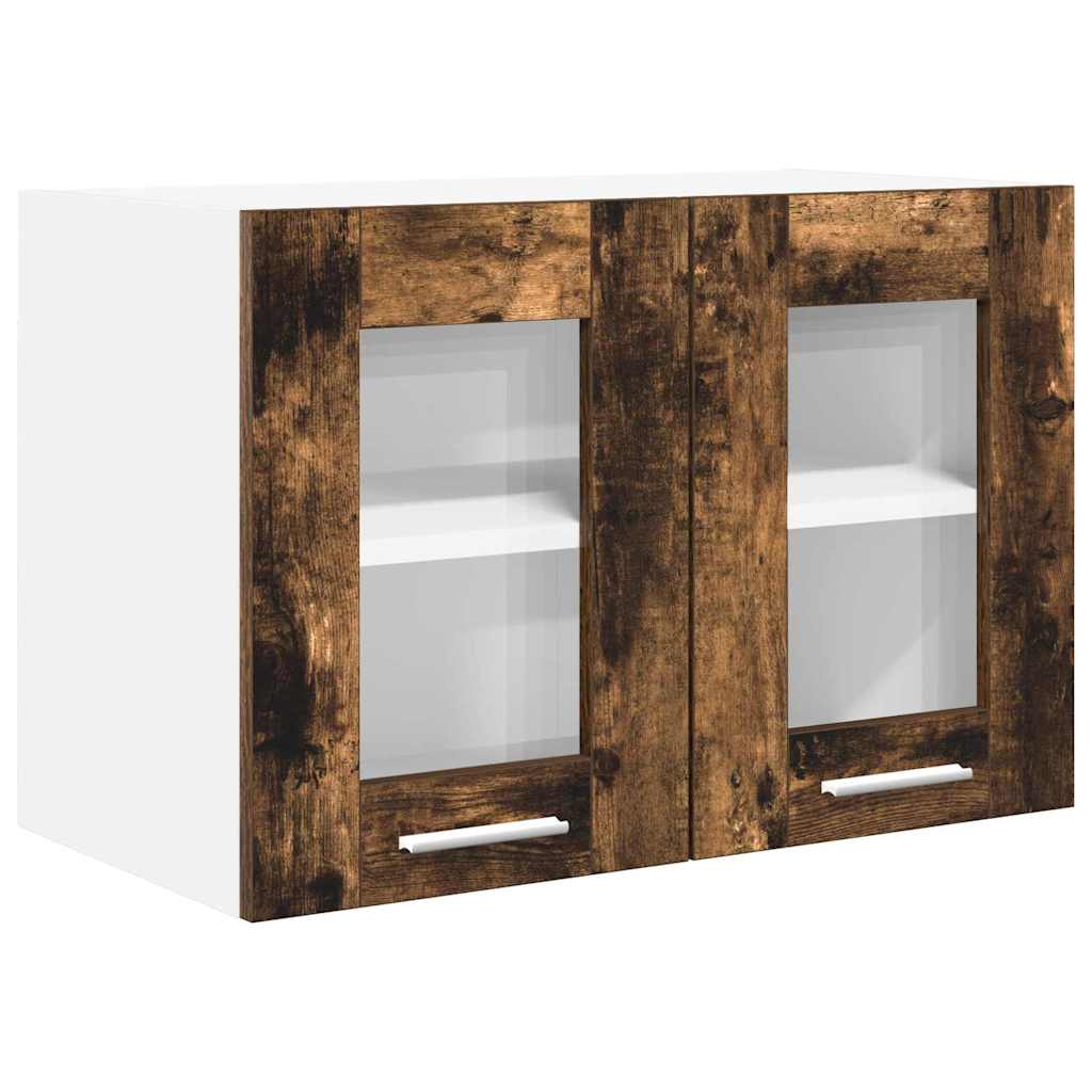 vidaXL Hanging Cabinet Smoked Oak 60 x 31 x 40 cm Engineered Wood