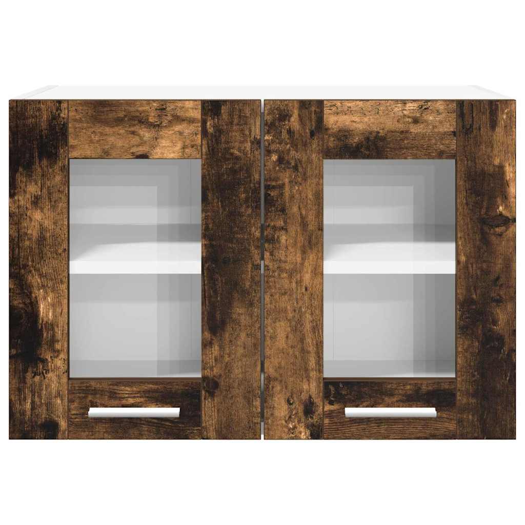 vidaXL Hanging Cabinet Smoked Oak 60 x 31 x 40 cm Engineered Wood