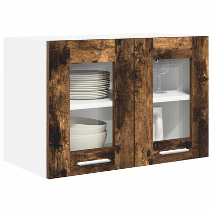 vidaXL Hanging Cabinet Smoked Oak 60 x 31 x 40 cm Engineered Wood