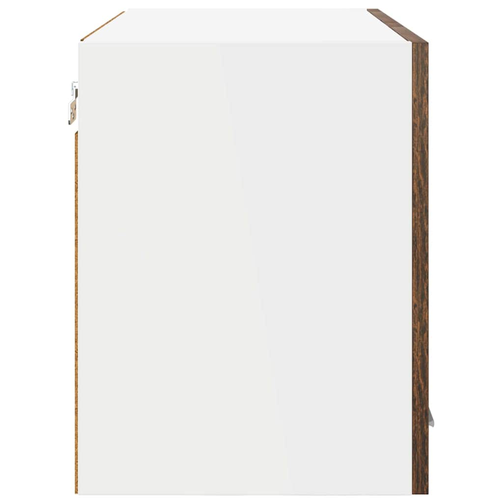 vidaXL Hanging Cabinet Smoked Oak 60 x 31 x 40 cm Engineered Wood