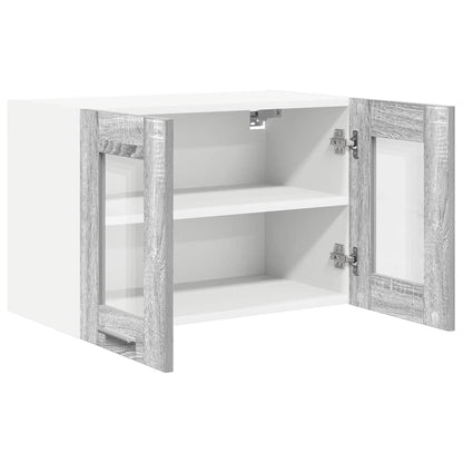 vidaXL Hanging Cabinet Grey Sonoma 60 x 31 x 40 cm Engineered Wood