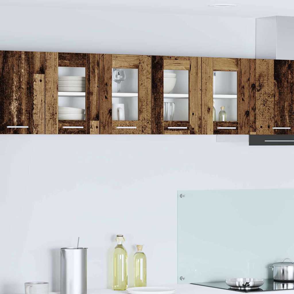 vidaXL Hanging Cabinet Old Wood 60 x 31 x 40 cm Engineered Wood