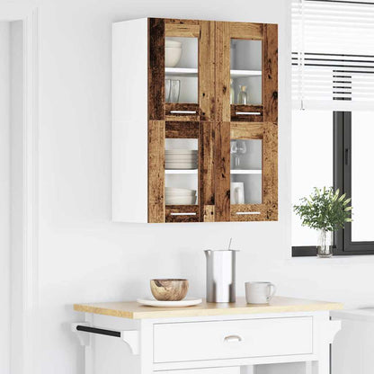 vidaXL Hanging Cabinet Old Wood 60 x 31 x 40 cm Engineered Wood