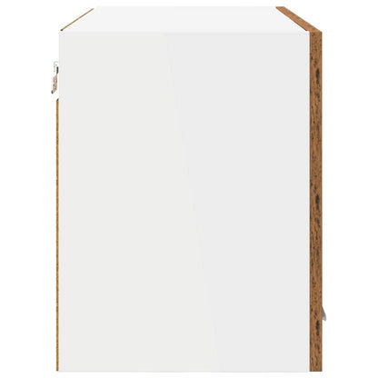 vidaXL Hanging Cabinet 2 pcs Old Wood 60 x 31 x 40 cm Engineered Wood