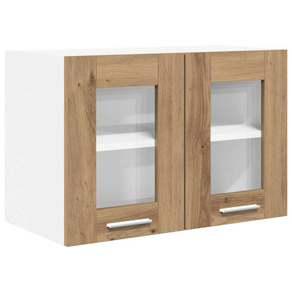 vidaXL Hanging Cabinet 2 pcs Artisan Oak Engineered Wood