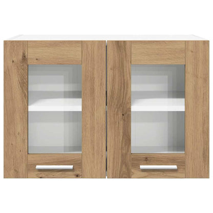 vidaXL Hanging Cabinet 2 pcs Artisan Oak Engineered Wood