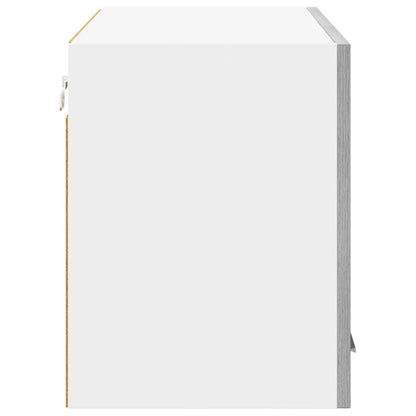 vidaXL Hanging Cabinet Grey Sonoma and White 80 x 31 x 40 cm