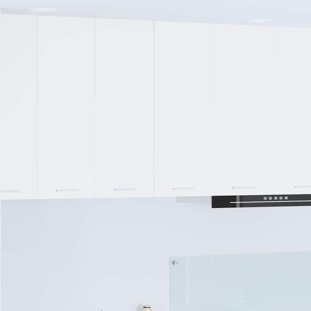 vidaXL Hanging Cabinet with Door White 30 x 31 x 80 cm Engineered Wood